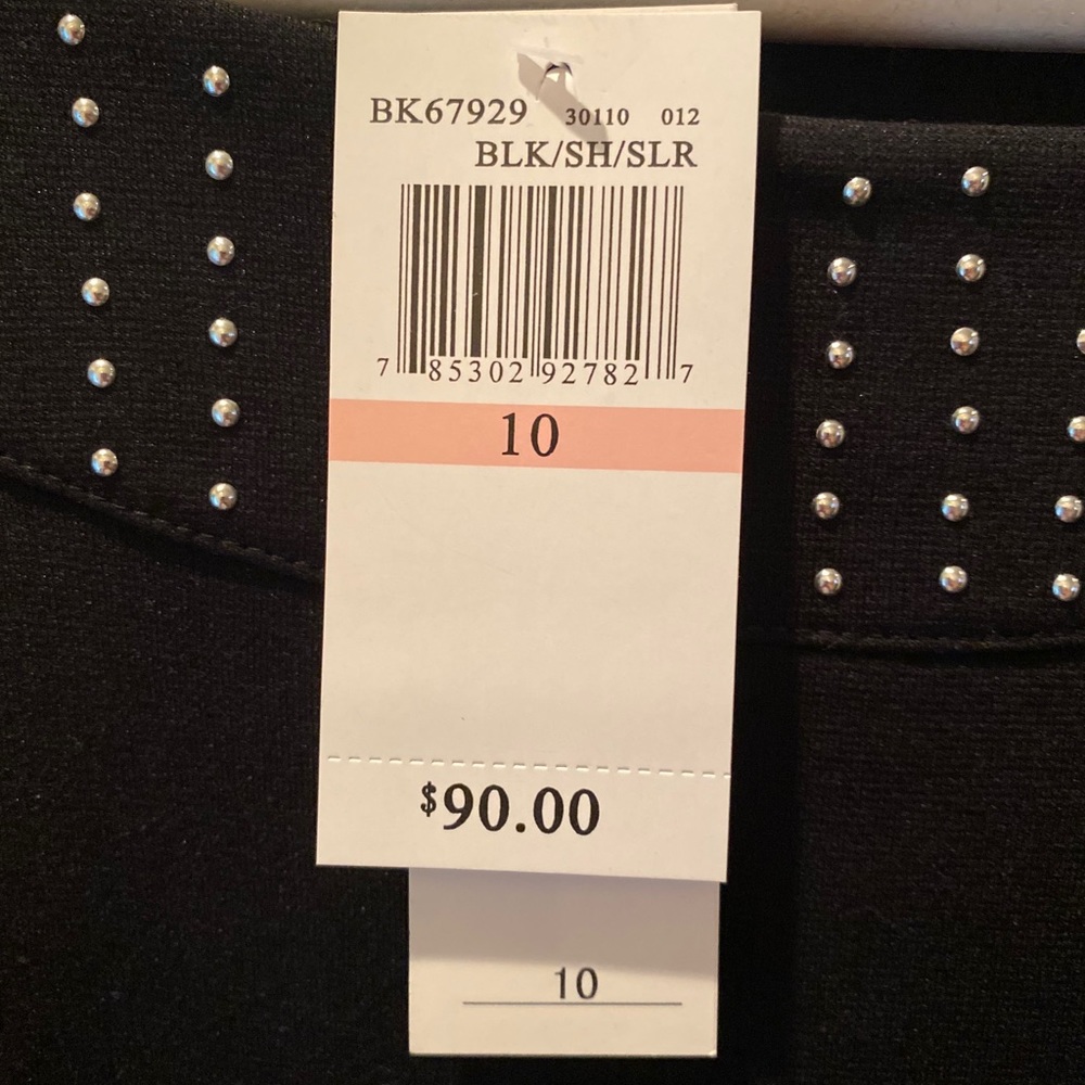 Black studded dress